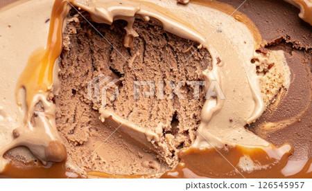 《AI Image》Caramel Ice Cream 126545957