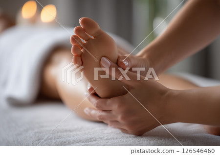 AI-generated image: foot massage AI-generated image: foot massage 126546460