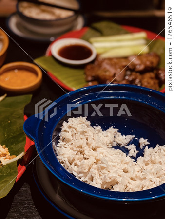 Coconut Fragrant Rice with Chicken Coconut Fragrant Rice with Chicken 126546519