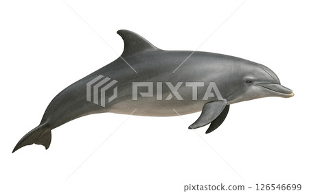 寬吻海豚側視圖 126546699