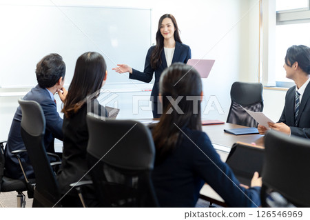 business person having a meeting business person having a meeting 126546969