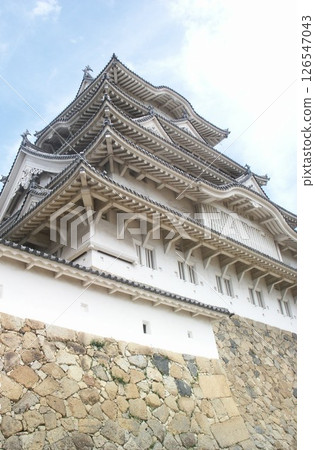 姬路城堡和藍天 姬路城堡和藍天 126547043