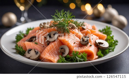 鮭魚菇彩色沙拉 2 126547115