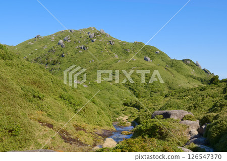 從屋久島衝岳中部眺望宮之岳 從屋久島衝岳中部眺望宮之岳 126547370