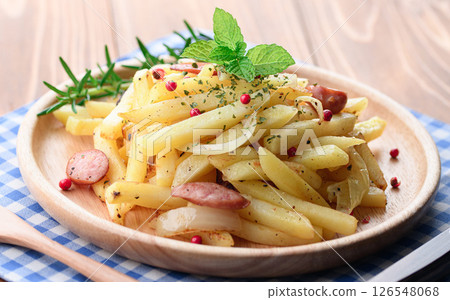 German Potatoes Made with Frozen French Fries German Potatoes Made with Frozen French Fries 126548068
