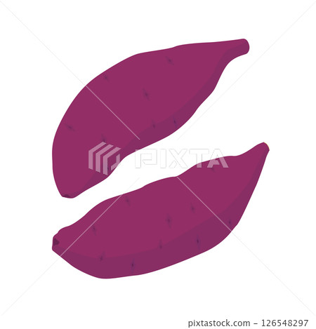 Sweet potato illustration 126548297