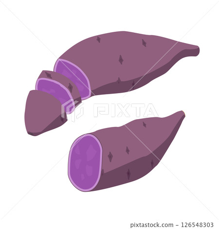 Sweet potato illustration 126548303