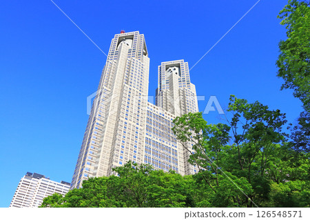 東京都新宿區1號都廳舍外景 東京都新宿區1號都廳舍外景 126548571