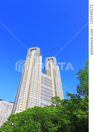 東京都新宿區1號都廳舍外景 東京都新宿區1號都廳舍外景 126548572
