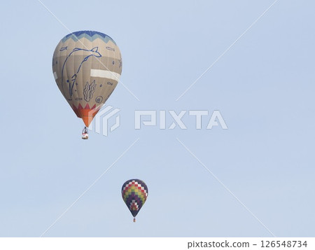 Nagano Prefecture, Hot air balloons in the sky, May Nagano Prefecture, Hot air balloons in the sky, May 126548734