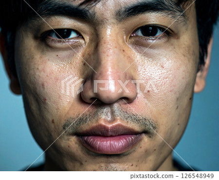 Man in his 30s, close-up of face 126548949