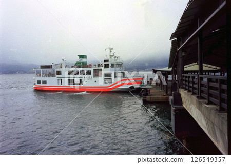 Miyajima sightseeing boat in 1999 Miyajima sightseeing boat in 1999 126549357