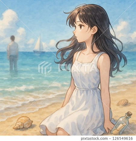 Quiet seaside moments 126549616