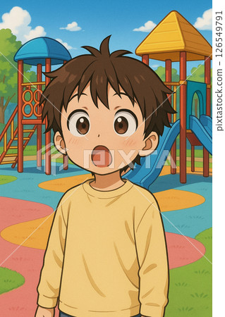 Children playing outside 126549791