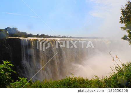 從辛巴威一側看到的維多利亞瀑布 126550206