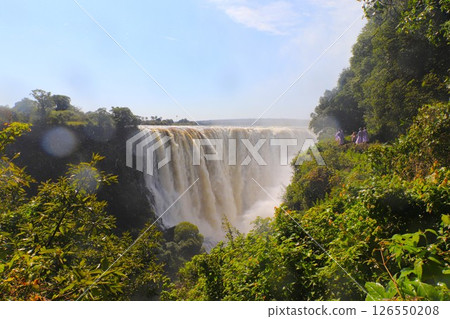 Victoria Falls seen from the Zimbabwean side Victoria Falls seen from the Zimbabwean side 126550208