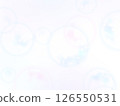 Watercolor background with random soap bubbles 126550531