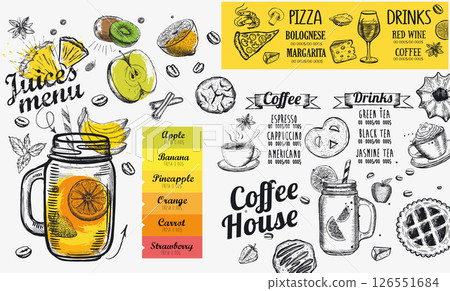 menu, design, food 126551684