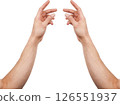 Men's hands, left and right 126551937