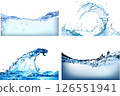 4 types of refreshing water splashes 126551941