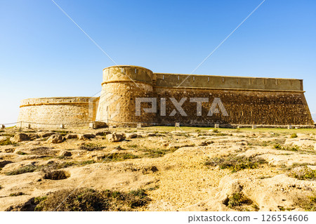 Old guards castle, Almeria Spain Old guards castle, Almeria Spain 126554606