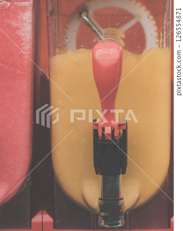 Close up of slushy machine 126554871