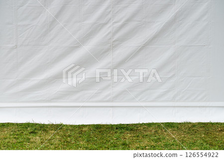 Light background white tarpaulin 126554922