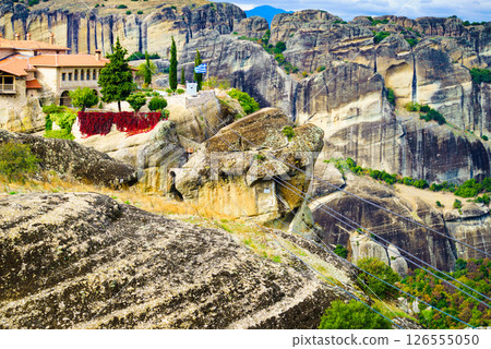 Monastery of the Holy Trinity i in Meteora, Greece Monastery of the Holy Trinity i in Meteora, Greece 126555050