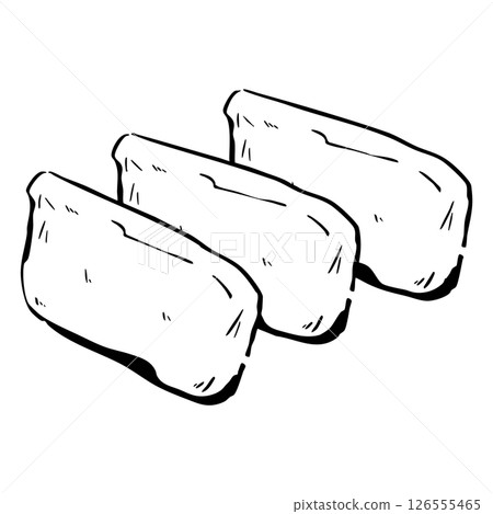 Handwritten_Kanto-style inari sushi_vector_04 126555465