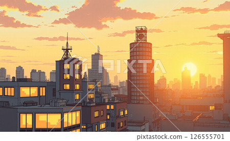 從觀景台欣賞市中心的夜景 126555701