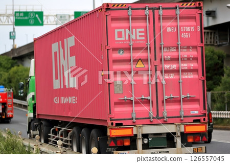 Trailer truck Trailer truck 126557045