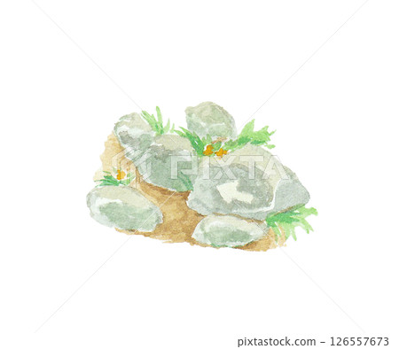 用水彩繪製的健行小徑圖片 用水彩繪製的健行小徑圖片 126557673