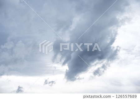 Rain, rainclouds, clouds, gray, white, early summer, rainy season, May, June, image Rain, rainclouds, clouds, gray, white, early summer, rainy season, May, June, image 126557689