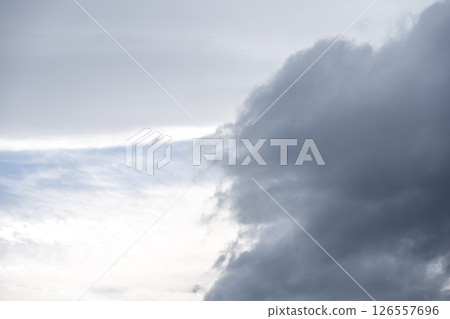 Rain, rainclouds, clouds, gray, white, early summer, rainy season, May, June, image Rain, rainclouds, clouds, gray, white, early summer, rainy season, May, June, image 126557696