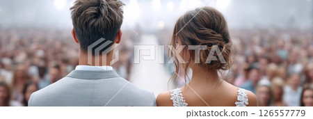 Romantic Couple at a Grand Event 126557779