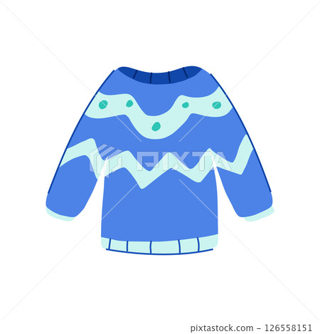 thermal winter sweater cozy cartoon vector illustration thermal winter sweater cozy cartoon vector illustration 126558151