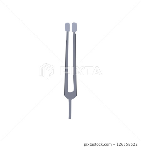calibration tuning fork cartoon vector illustration 126558522