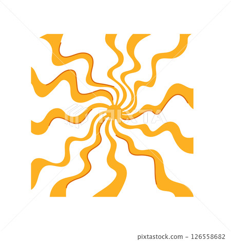 solar sun groovy cartoon vector illustration solar sun groovy cartoon vector illustration 126558682