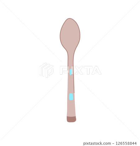 device smart spoon cartoon vector illustration device smart spoon cartoon vector illustration 126558844