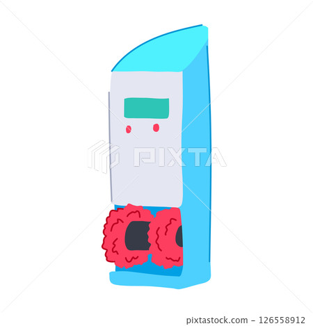 deodorize shoe cleaning cartoon vector illustration 126558912