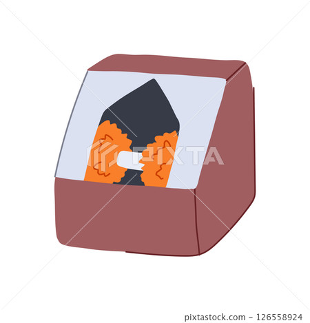brush shoe cleaning cartoon vector illustration 126558924