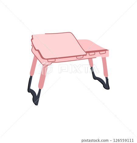 sturdy portable lap desk cartoon vector illustration 126559111