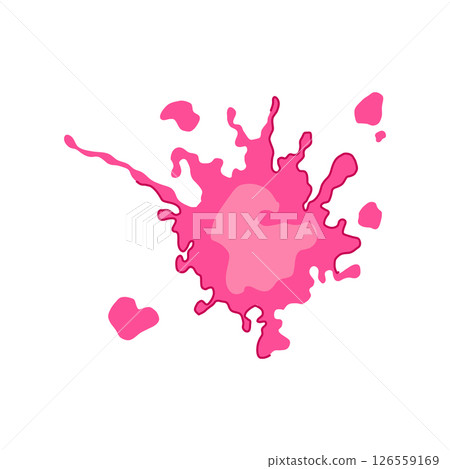 expressive paint splatters cartoon vector illustration expressive paint splatters cartoon vector illustration 126559169