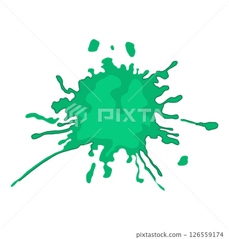 texture paint splatters cartoon vector illustration 126559174