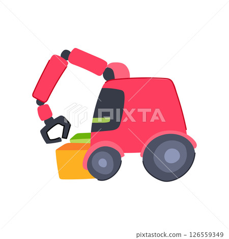 recycling mini robot sorting trash cartoon vector illustration recycling mini robot sorting trash cartoon vector illustration 126559349