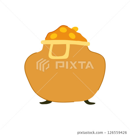 ireland leprechaun gold pot cartoon vector illustration ireland leprechaun gold pot cartoon vector illustration 126559426