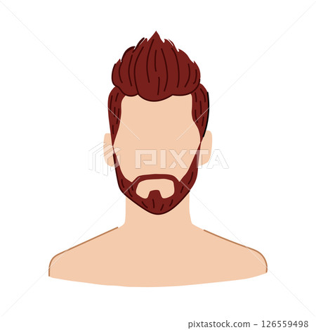 manbun hairstyles for men cartoon vector illustration manbun hairstyles for men cartoon vector illustration 126559498