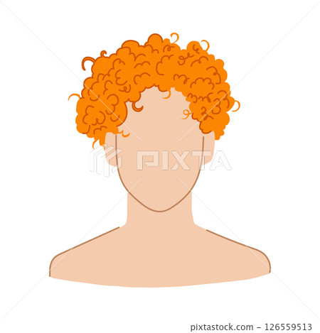 buzzcut hairstyles for men cartoon vector illustration 126559513