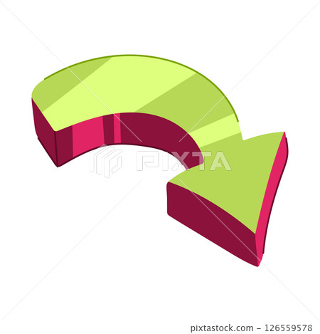 tagging graffiti arrow cartoon vector illustration 126559578