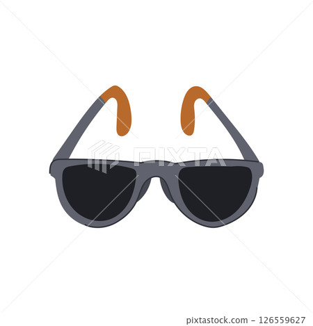technology glasses for the blind cartoon vector illustration 126559627